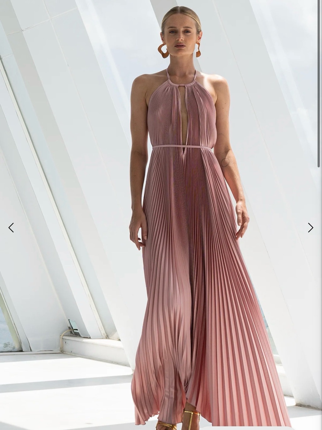 Nwt L'idee Boheme Gown In Parfait 6/Xs